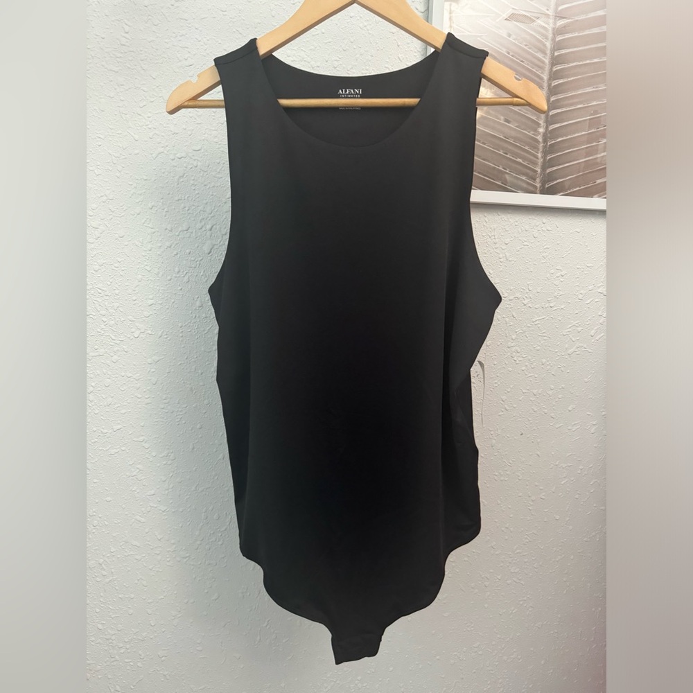 Alfani Womens High Neck Thong Bodysuit NWT